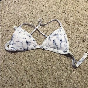 Marble bikini top
